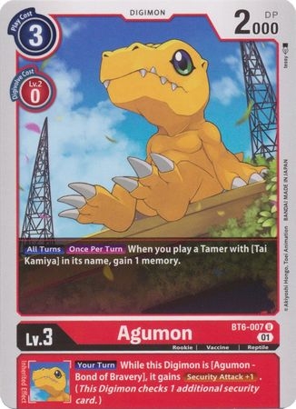 Agumon - BT6-007 - Uncommon