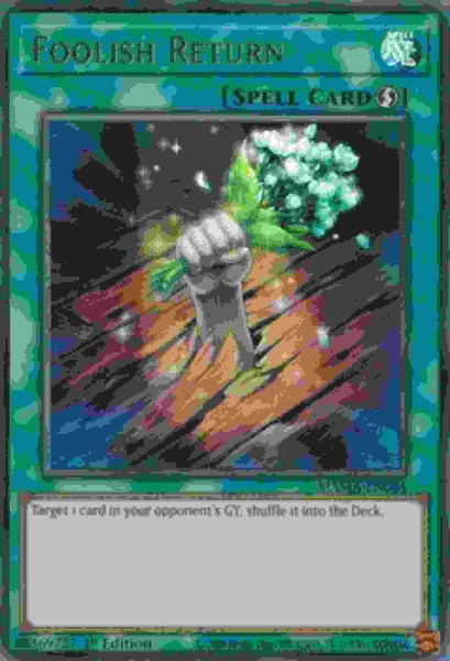 Foolish Return - MAMA-EN084 - Ultra Rare 1st Edition