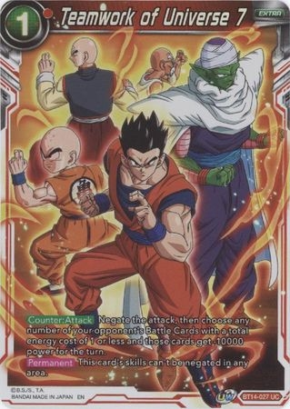 Teamwork of Universe 7 - BT14-027 - Uncommon Foil
