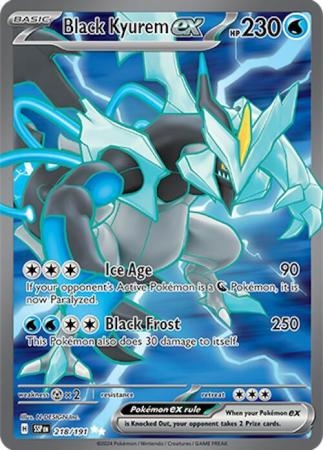 Black Kyurem ex - 218/191 - Full Art Secret Rare