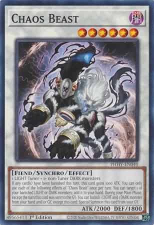 Chaos Beast - PHHY-EN040 - Common 1st Edition