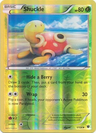 Shuckle - 1/124 - Uncommon Reverse Holo