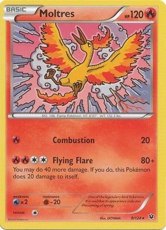 Moltres - 9/124 - Rare