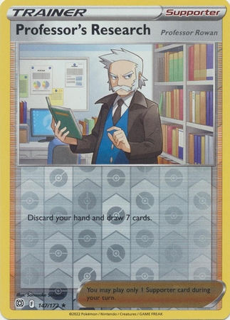 Professor's Research - 147/172 - Holo Rare Reverse Holo