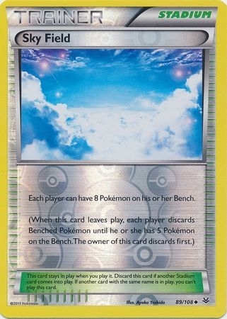 Sky Field - 89/108 - Uncommon Reverse Holo