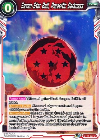 Seven-Star Ball, Parasitic Darkness - BT11-027 - Common