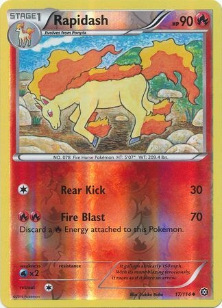 Rapidash - 17/114 - Uncommon Reverse Holo