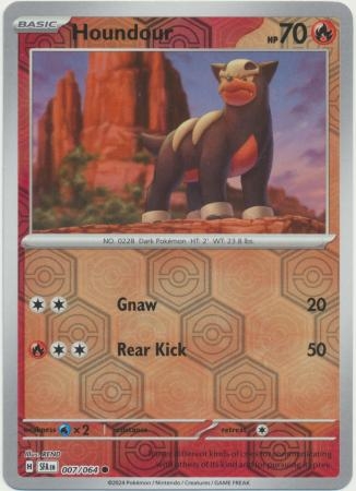 Houndour - 007/064 - Common Reverse Holo