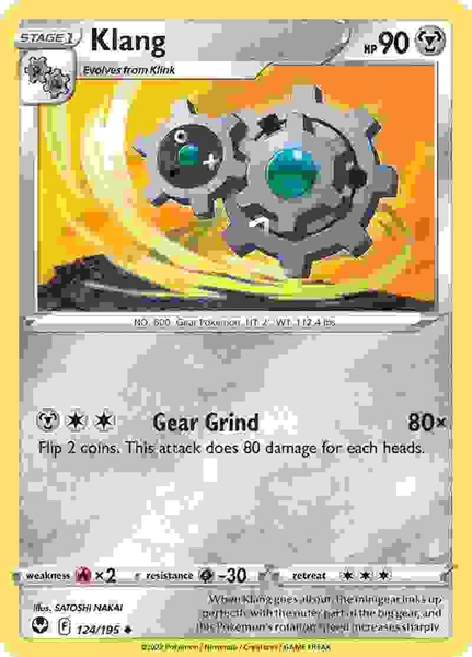 Klang - 124/195 - Uncommon Reverse Holo