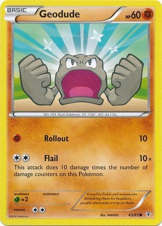 Geodude - 43/83 - Common