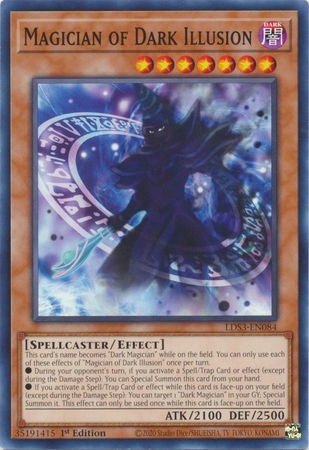 Magician of Dark Illusion - LDS3-EN084 - Common 1st Edition