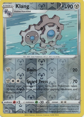 Klang - 103/172 - Uncommon Reverse Holo