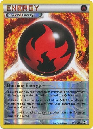 Burning Energy - 151/162 - Uncommon Reverse Holo
