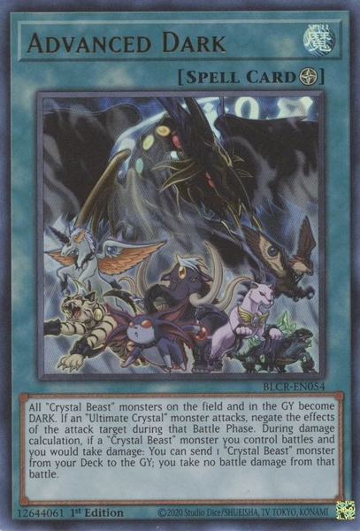 Advanced Dark - BLCR-EN054 - Ultra Rare 1st Edition