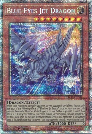 Blue-Eyes Jet Dragon - BACH-EN004 - Starlight Rare 1st Edition