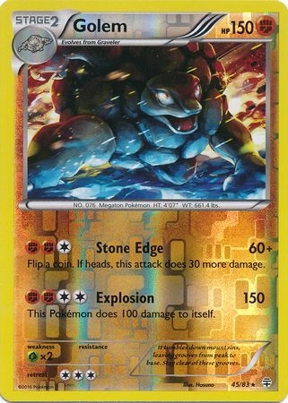 Golem - 45/83 - Holo Rare Reverse Holo