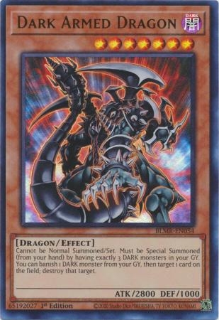 Dark Armed Dragon - BLMR-EN054 - Ultra Rare 1st Edition