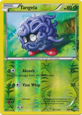 Tangela - 8/83 - Common Reverse Holo