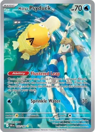 Misty's Psyduck - 193/182 - Illustration Rare