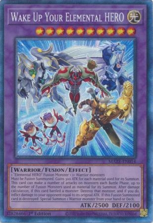 Wake Up Your Elemental HERO - MAZE-EN014 - Collector's Rare 1st Edition