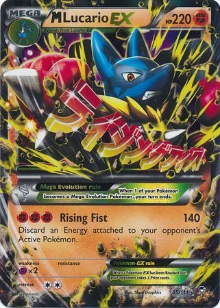 M Lucario EX - 55/111 - Ultra Rare