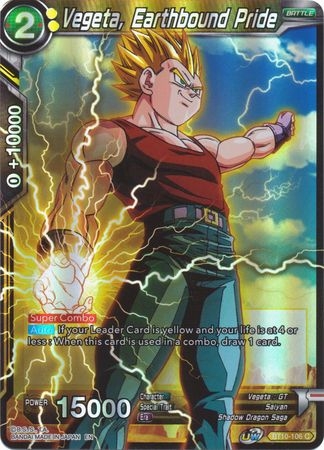 Vegeta, Earthbound Pride - BT10-106 - Common Foil