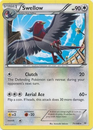 Swellow - 71/108 - Rare