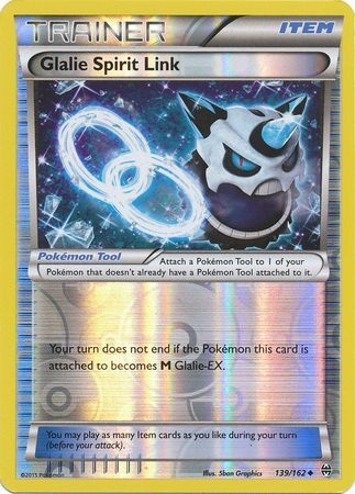 Glalie Spirit Link - 139/162 - Uncommon Reverse Holo