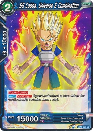 SS Cabba, Universe 6 Combination - BT15-038 - Uncommon
