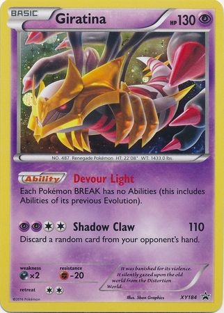 Giratina - XY184 - Holo Rare Promo