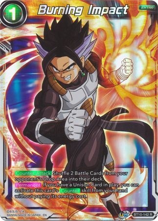 Burning Impact - BT10-142 - Rare Foil