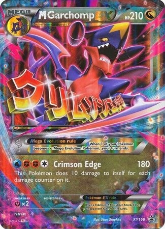 M Garchomp EX - XY168 - Ultra Rare Promo