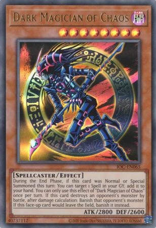 Dark Magician of Chaos - IOC-EN065 - Ultra Rare Unlimited (25th Reprint)