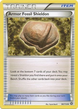 Armor Fossil Shieldon - 98/114 - Uncommon