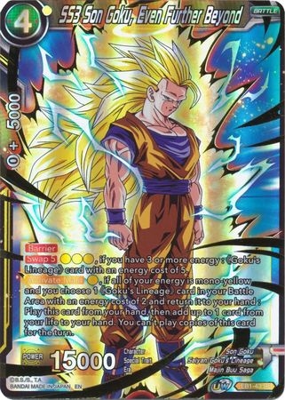 SS3 Son Goku, Even Further Beyond - EB1-43 - Super Rare