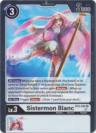 Sistermon Blanc - BT6-082 - Rare