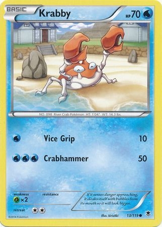 Krabby - 13/119 - Common