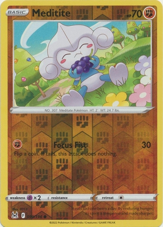 Meditite - 099/196 - Common Reverse Holo