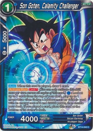 Son Goten, Calamity Challenger - BT14-042 - Common