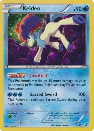 Keldeo - XY191 - Holo Promo