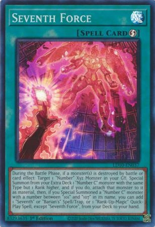 Seventh Force - LD10-EN037 - Super Rare 1st Edition