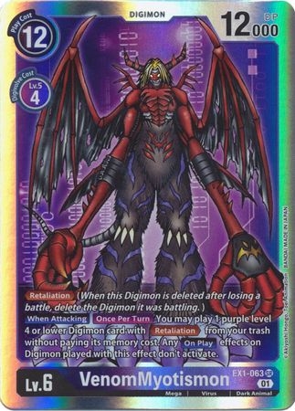 VenomMyotismon - EX1-063 - Super Rare