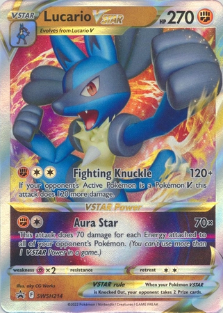 Lucario VSTAR - SWSH214 - Ultra Rare