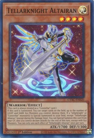 Tellarknight Altairan - CYAC-EN020 - Super Rare 1st Edition