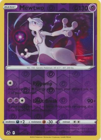 Mewtwo - 059/159 - Holo Rare Reverse Holo