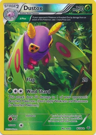 Dustox - 8/108 - Rare Reverse Holo