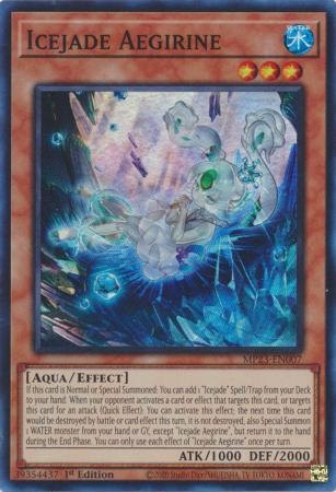 Icejade Aegirine - MP23-EN007 - Super Rare 1st Edition