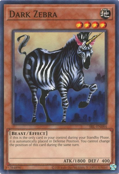 Dark Zebra - SRL-EN084 - Common Unlimited (25th Reprint)