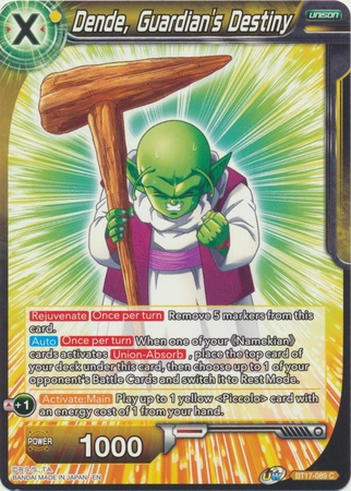 Dende Guardian's Destiny - BT17-089 - Common