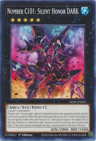 Number C101: Silent Honor DARK - LED9-EN010 - Common 1st Edition